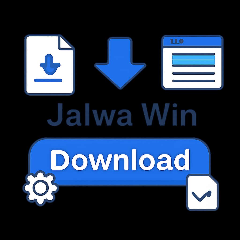 An educational illustration about downloading 1xBet.